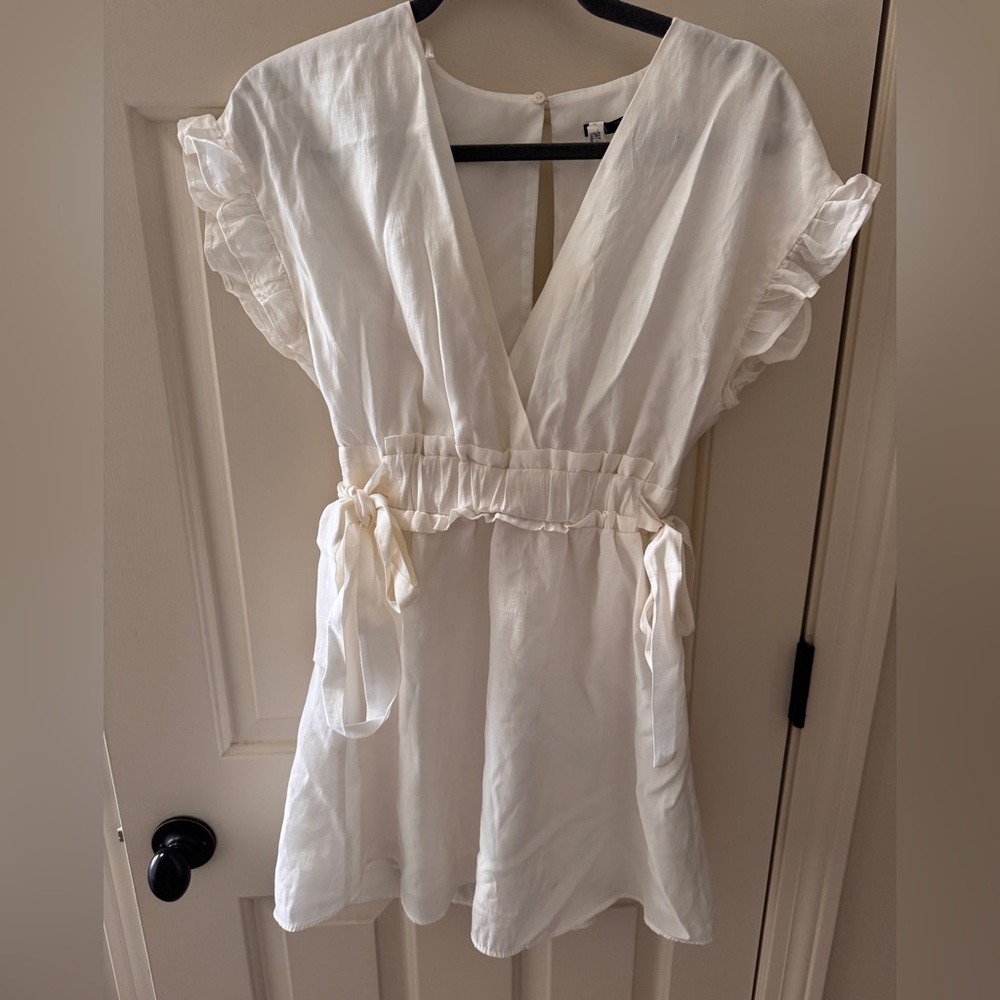 Zara white dress